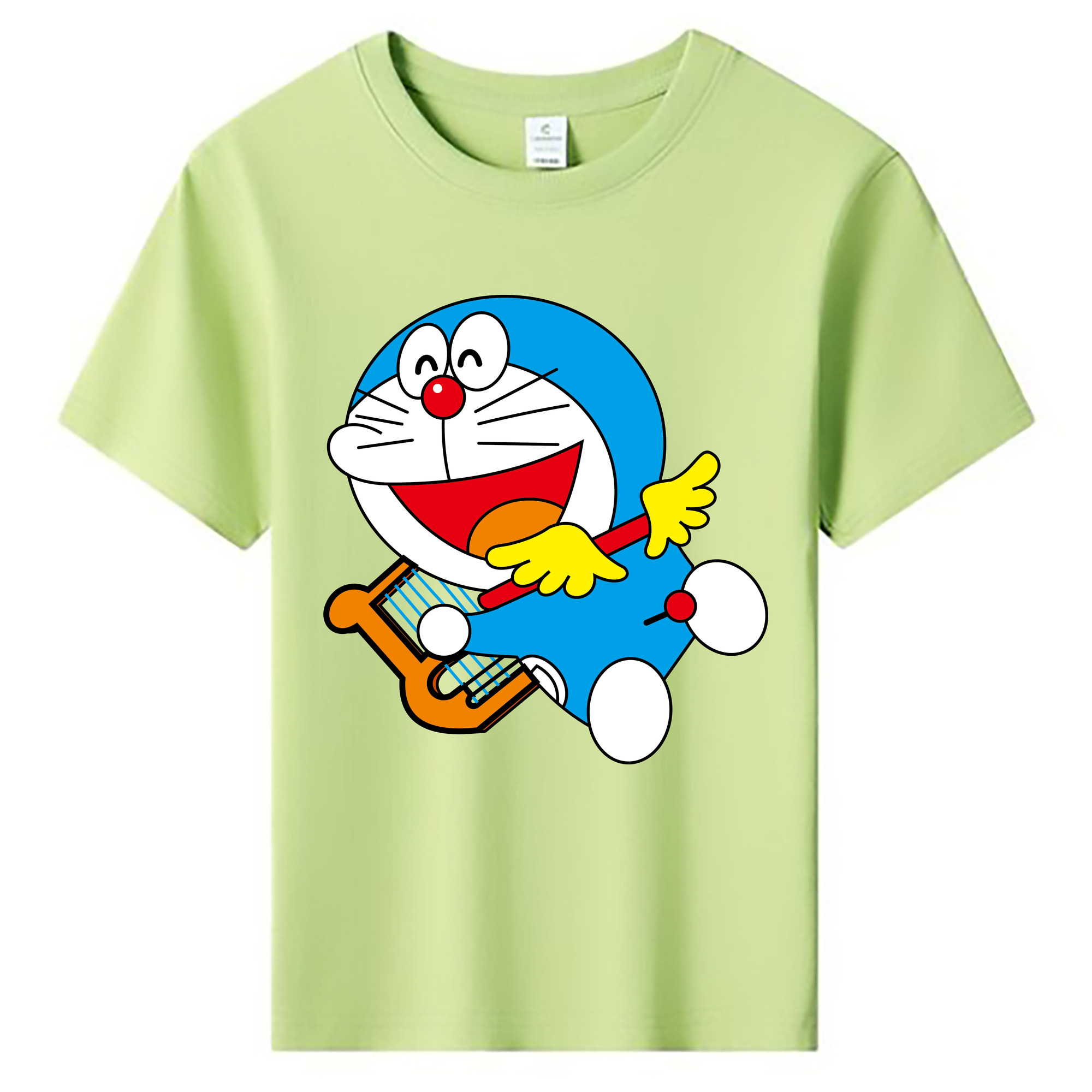 （画像用） ドラえもん Doraemon 綿100％キッズTシャツ（フロントプリント）